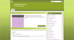 Desktop Screenshot of pedagnology.com